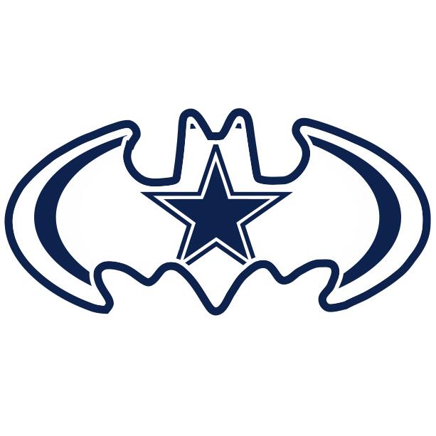 Dallas Cowboys Batman Logo fabric transfer